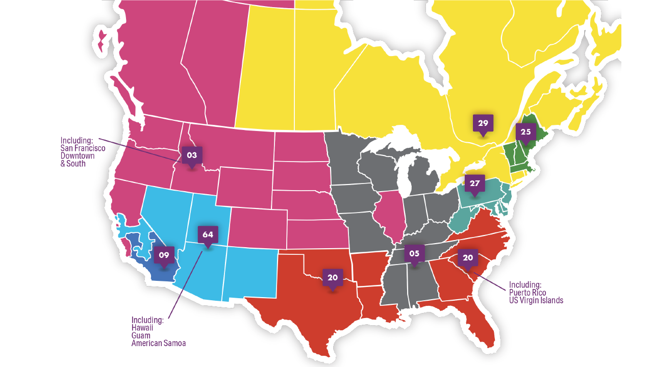 north american sales terriroties 